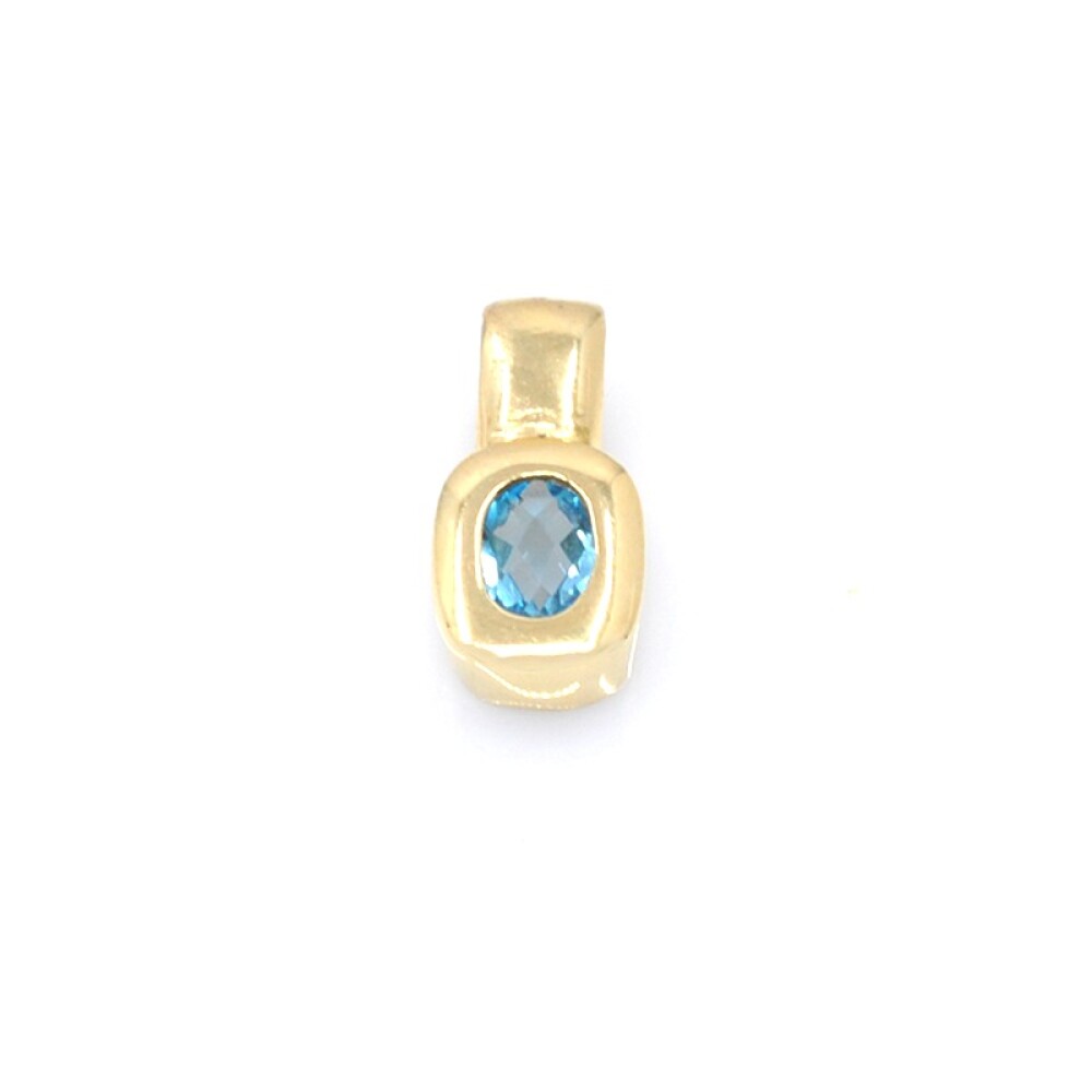 Colgante en oro 18k y topacio Colgante en oro 18k y topacio
