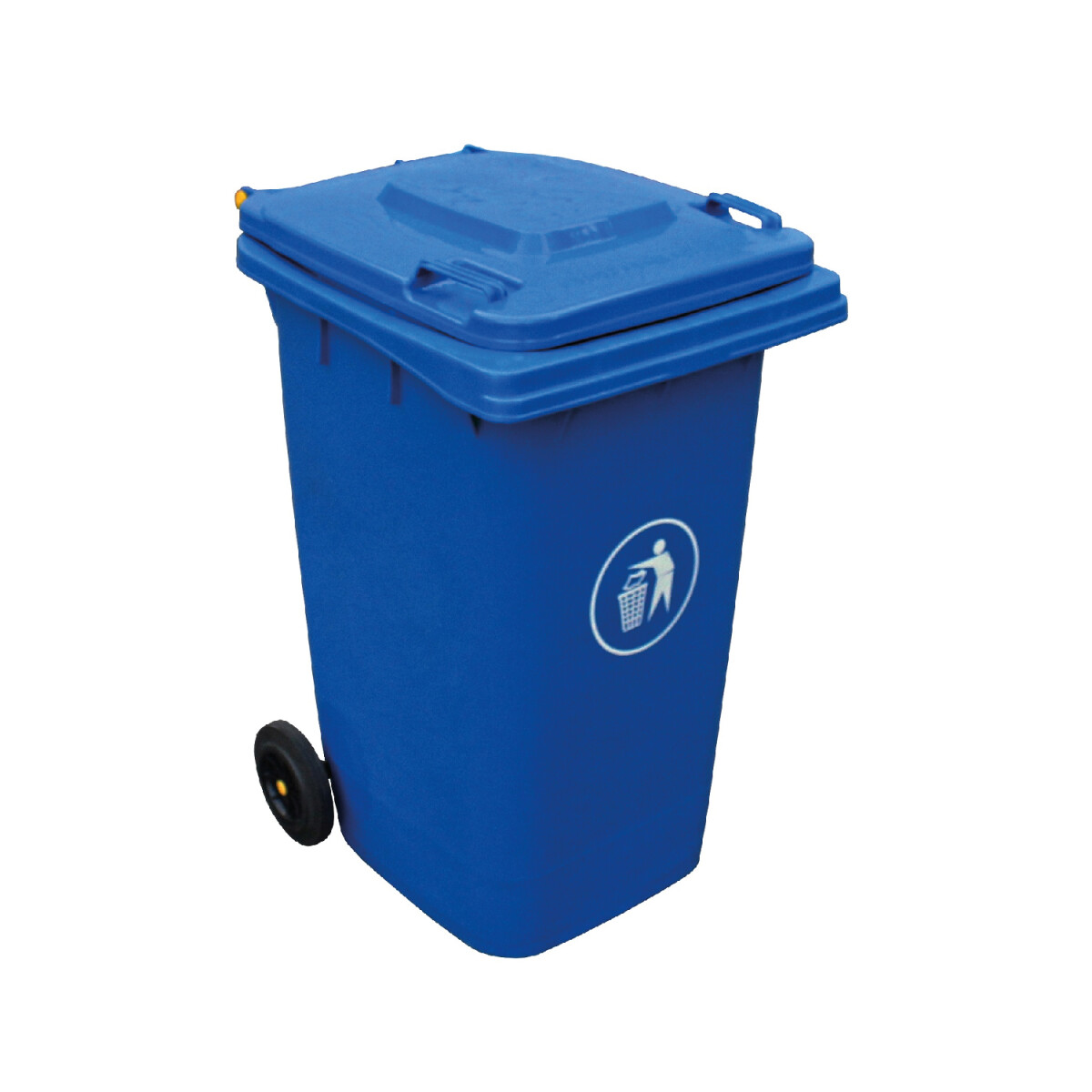 Contenedor de Basura con Ruedas 240 Litros Azul 