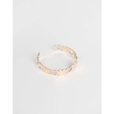 Brazaletes De metal Dorado