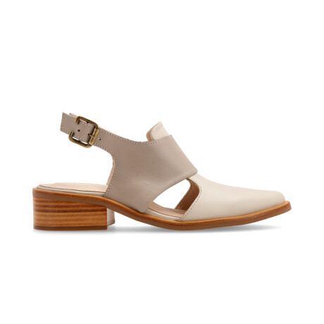 ZUECO VENET - CUERO CINCUE BEIGE
