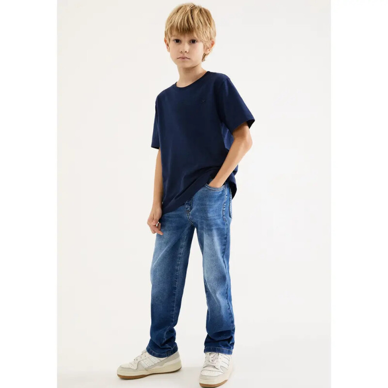 CAMISETA MM MASC AZUL ESCURO