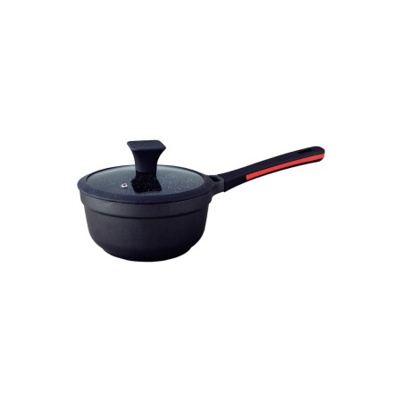 OLLA CACEROLA CUORI NERO 18CM 1,9 LITROS NEGRO