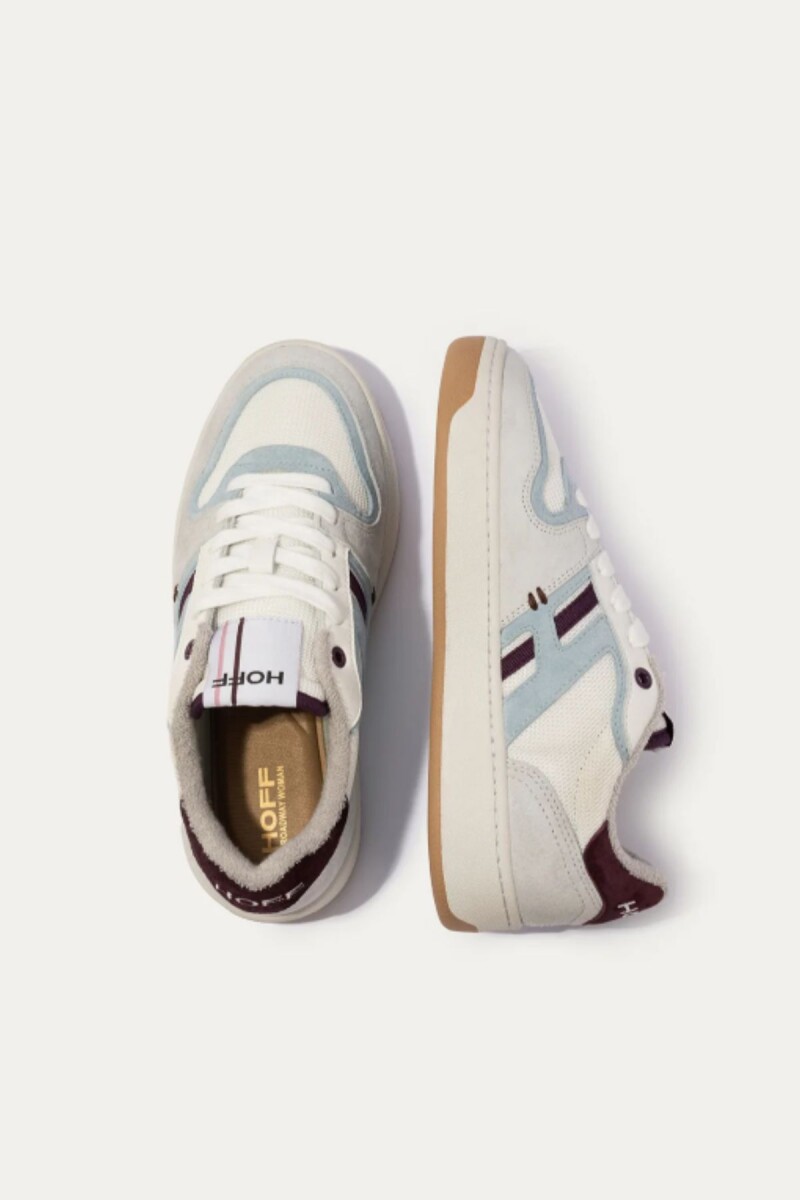 SHOES HOFF BRODWAY - GRIS/CELESTE BOUTONE 