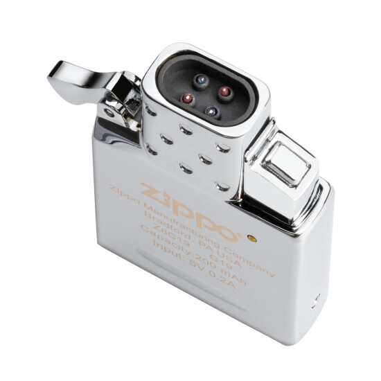 Encendedor ZIPPO 65828 Plateado Electrico USB Recargable 0