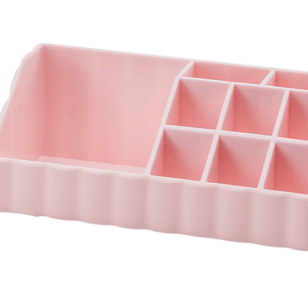 Organizador maquillaje rosa