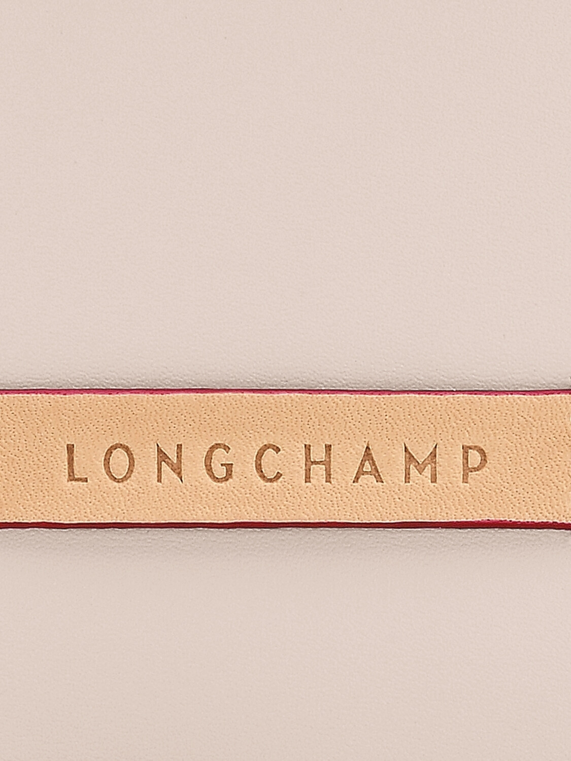 Longchamp - Bolso bandolera de cuero, Le Pliage du Jardinier Beige