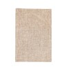 INDIVIDUAL RECT LINO BEIGE JASPEADO 30X45CM Unica