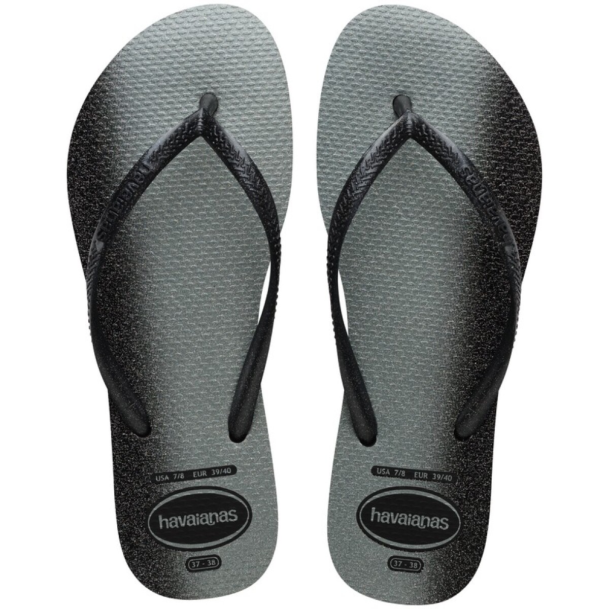 Ojotas Havaianas Slim Gloss - Negro 