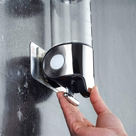 Set de dispensador doble para liquidos con tapa hermética Transparente