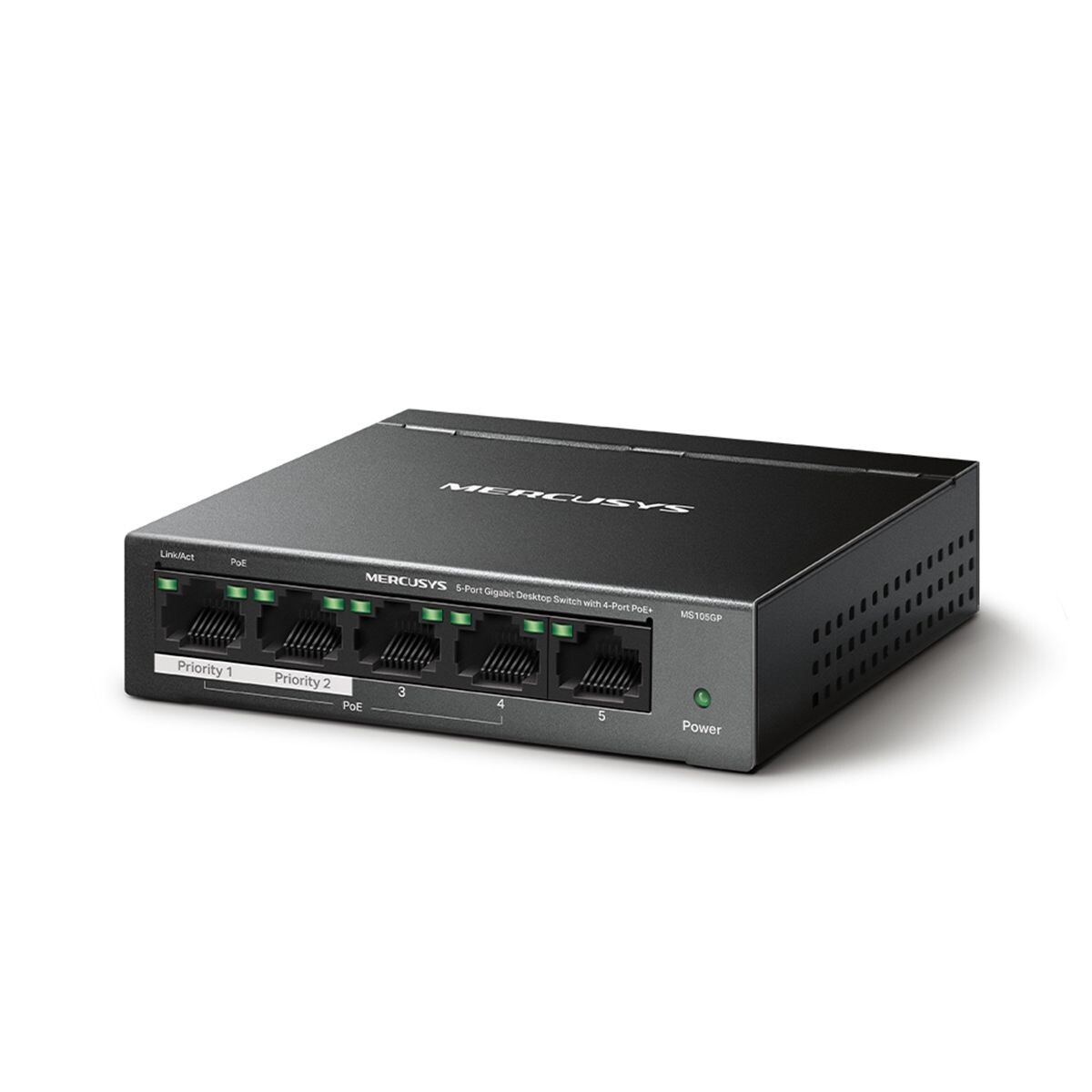 Switch Esc Mercusys MS105GP 5PT Gbit Poe 