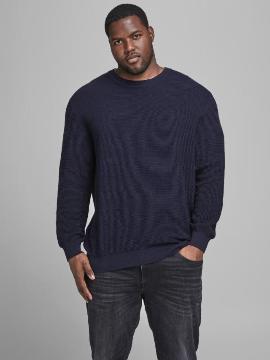 Sweater Texturizado - Maritime Blue 