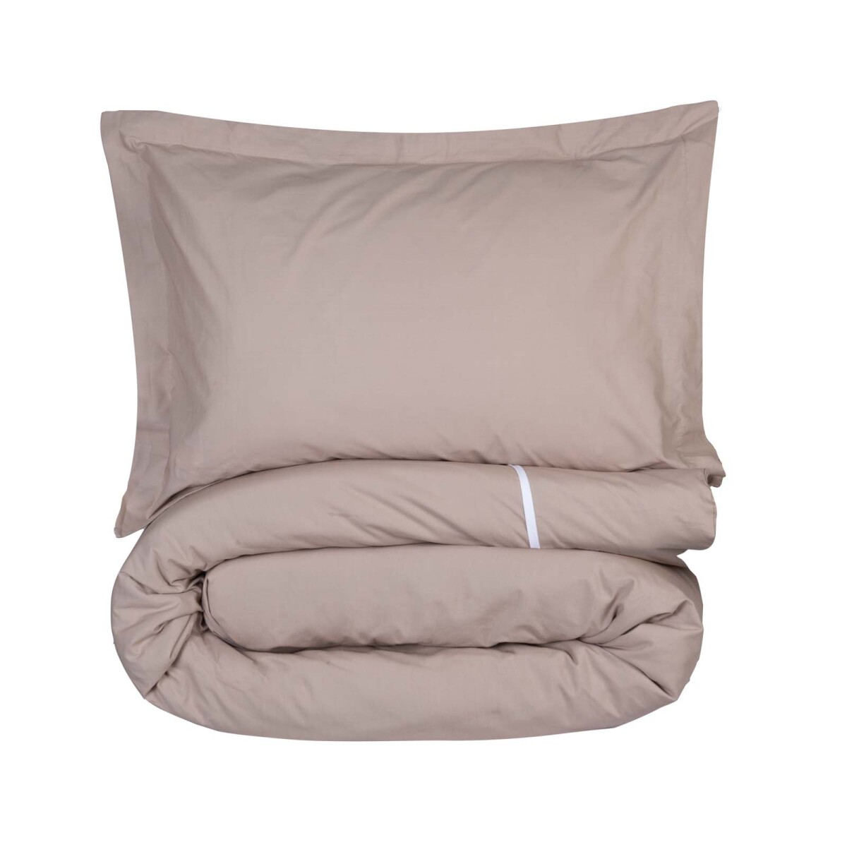 SET FUNDA NÓRDICA - 2 PLAZAS ALGODON MARRON COTTON BASIC 180H VISON 