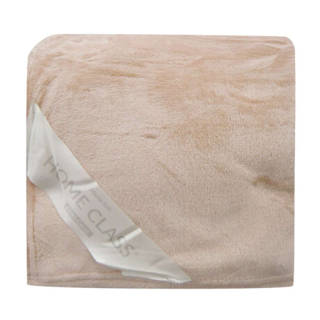 Frazada Flannel 1 Plazas Home Class 150 x 240 cm Coral