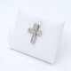 Cruz En Oro Blanco 18K Y Brillantes Cruz En Oro Blanco 18K Y Brillantes