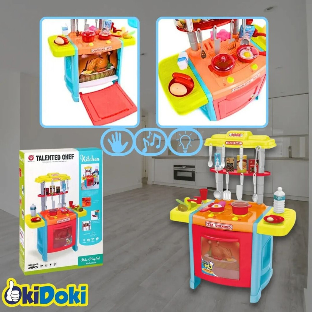 Cocina Infantil Con Accesorios, Luz Y Sonido Cocina Infantil Con Accesorios, Luz Y Sonido
