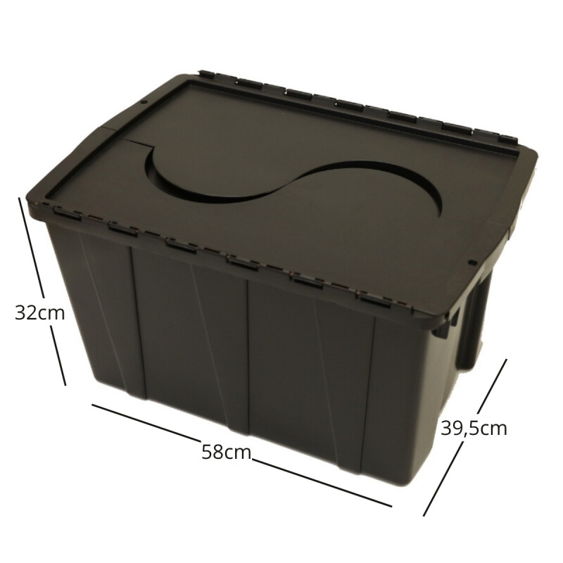 Baúl delivery 56lt NEGRO