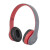 Auriculares Manos Libres Bluetooth Mp3 Radio Fm Sd Calidad Variante Color Rojo Gris