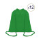 Bolsa Mochila x 12 unidades Verde