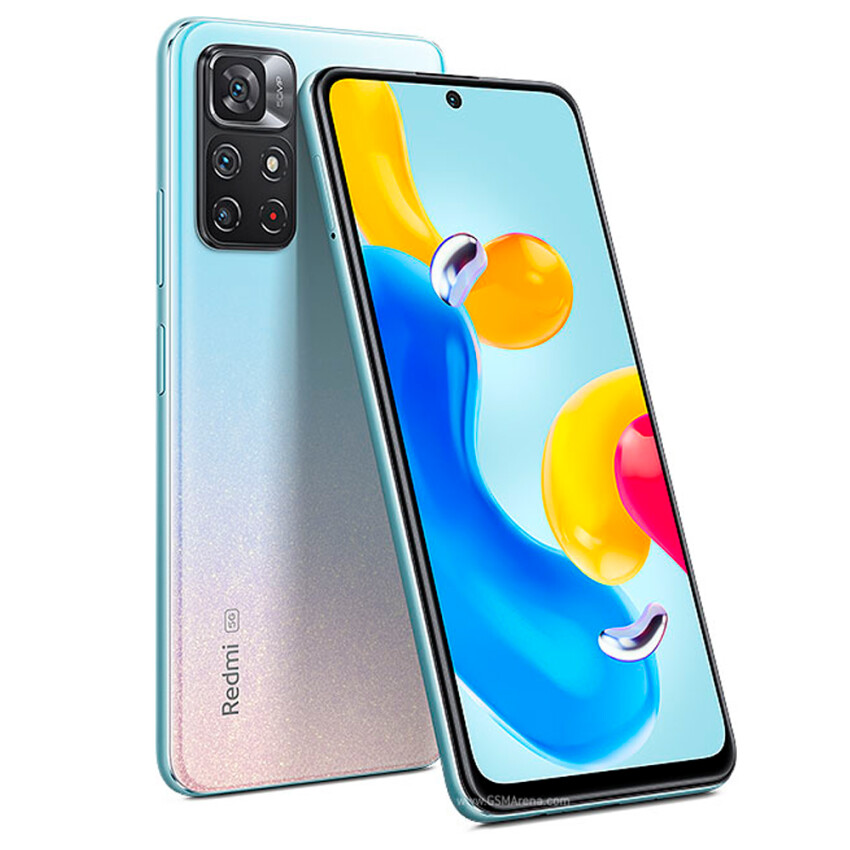 Cover SEAHAI Per Xiaomi Redmi Note 11S 5G / Poco M4 Pro 5G – Silicone TPU Gradiente Blu/rosa – Ultrasottile Antiurto