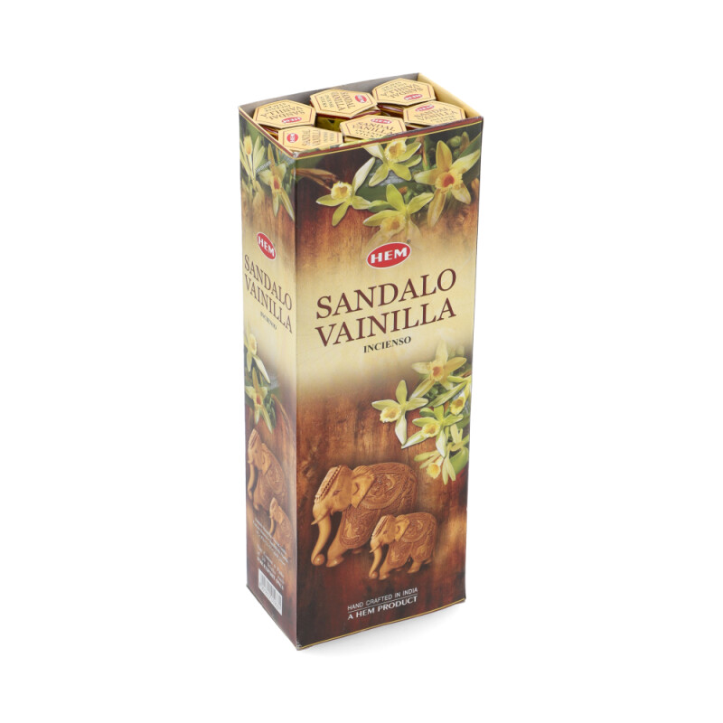 VARITAS HEM CAJA HEXAGONAL X6 Sándalo/vainilla