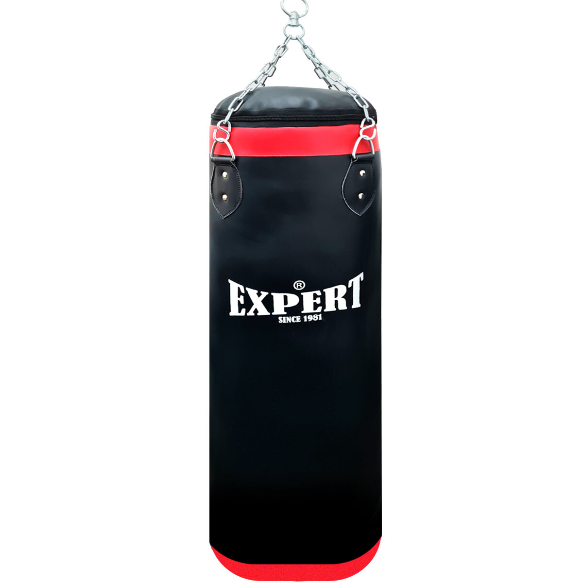Bolsa Boxeo Pro 100cm Expert Pu C/ Relleno Y Cadenas 