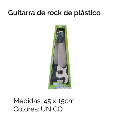 Guitarra Rock Plástico En Caja 0023 Guitarra Rock Plástico En Caja 0023