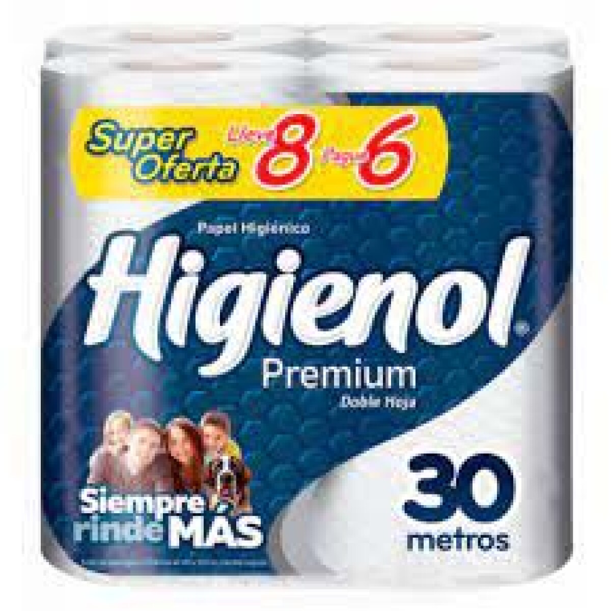 Higienol Papel Higiénico Dh Premium 30 M 8x6 /6 