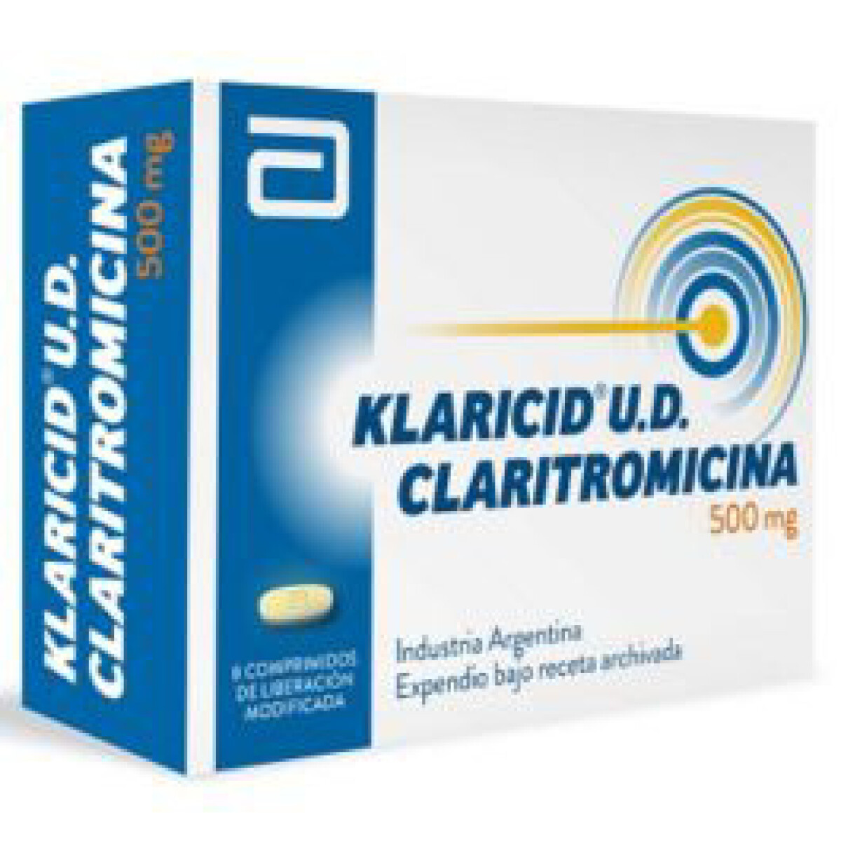 Klaricid UD 8 Comprimidos 