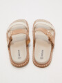 Sandalia Milett Beige