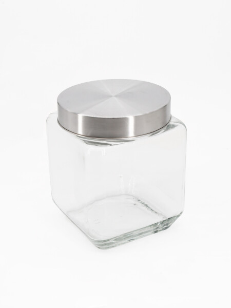 CONTENEDOR VIDRIO C/TAPA ROSCA TRANSPARENTE