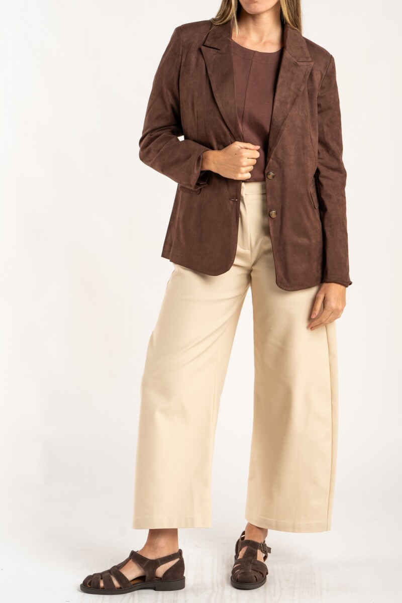 Blazer Gamuza Cafe