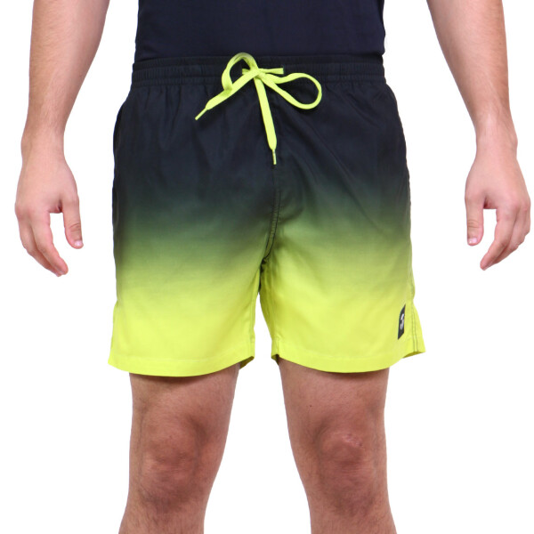 Short De Baño Hombre Topper Slim Lima-gris