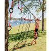 Ninja Line Cuerda de lujo Slackers 15 m con 9 obstáculos colgantes Ninja Line Cuerda de lujo Slackers 15 m con 9 obstáculos colgantes