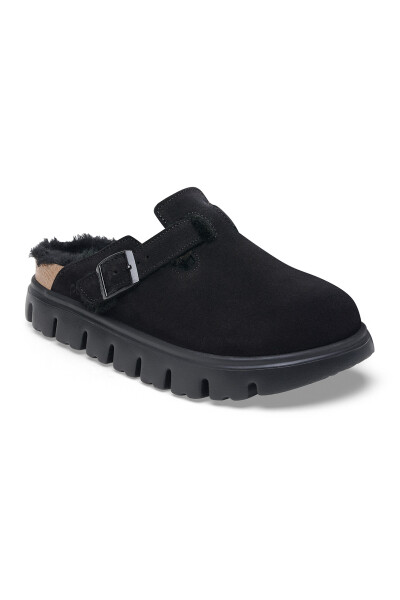 Boston Chunky Shearling Leve Black Laf Black