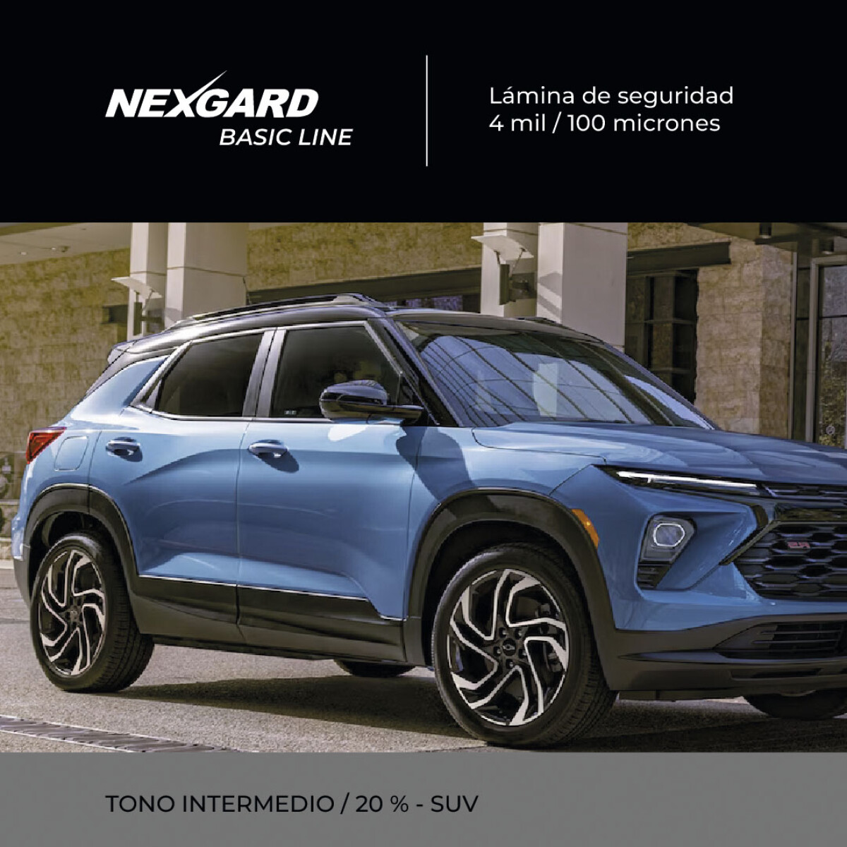 Polarizado Suv. Marca: Nexgard. Tono: Intermedio. 100 Micrones 