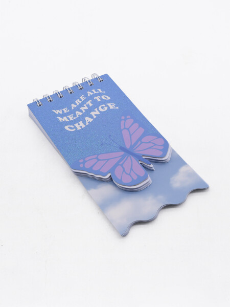 LIBRETA DE NOTAS AZUL