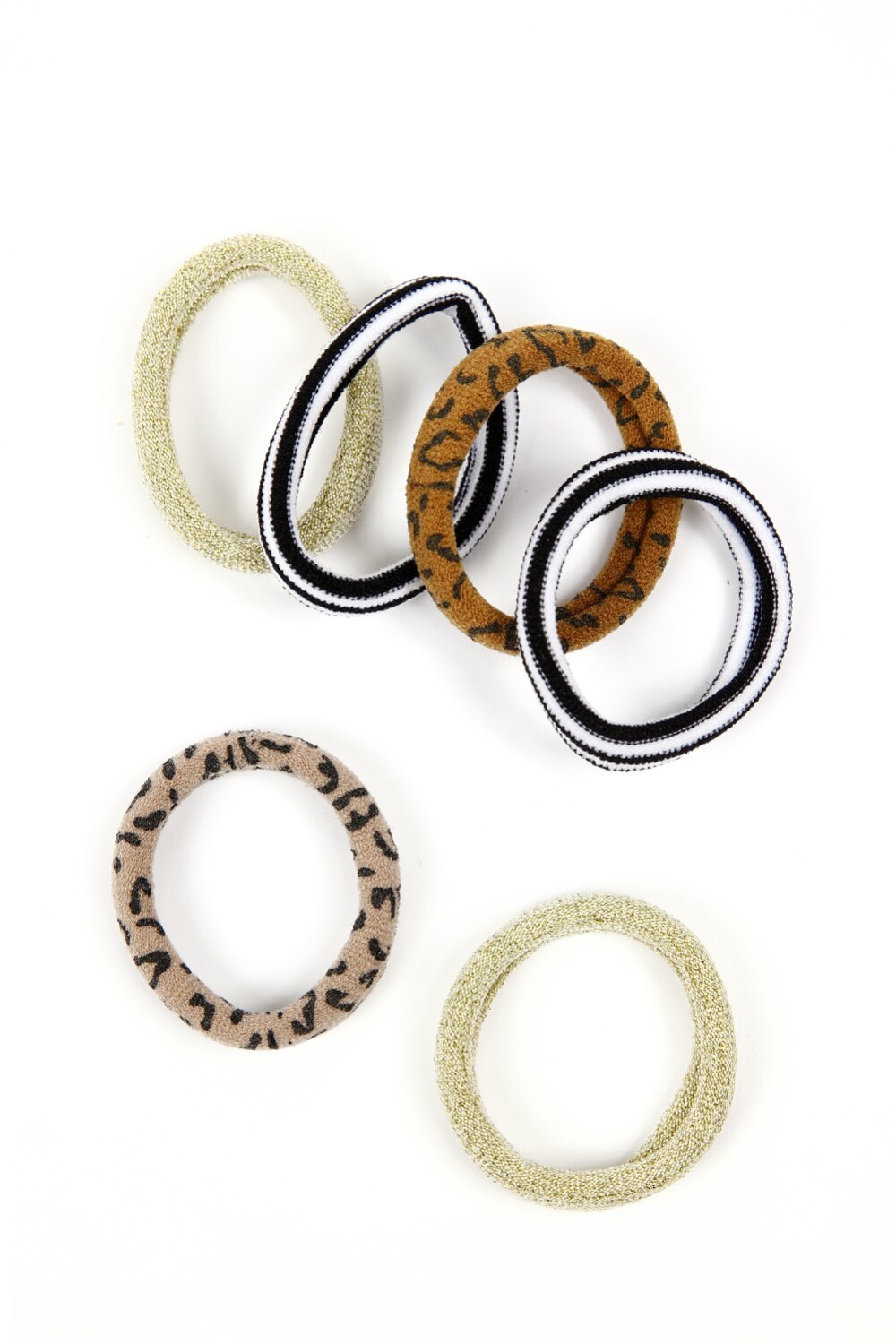 Gomita De Pelo Color 9 Set 6 Un. Color Unico