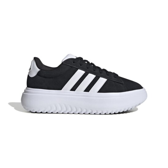 Championes Adidas Grand Court Platforma Negro