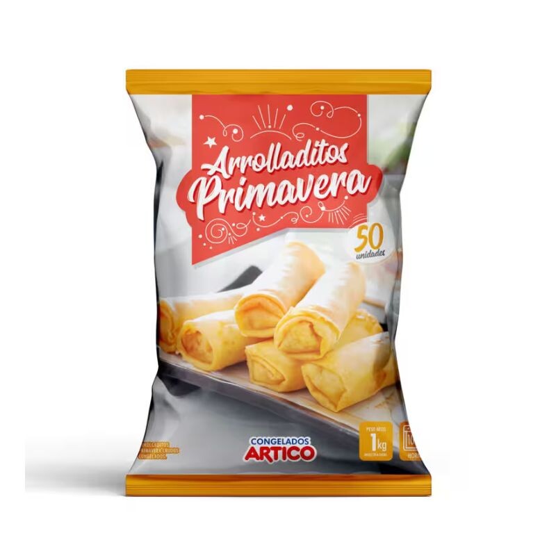 ARROLLADITOS DE VEGETALES 50 UNIDADES ARROLLADITOS DE VEGETALES 50 UNIDADES