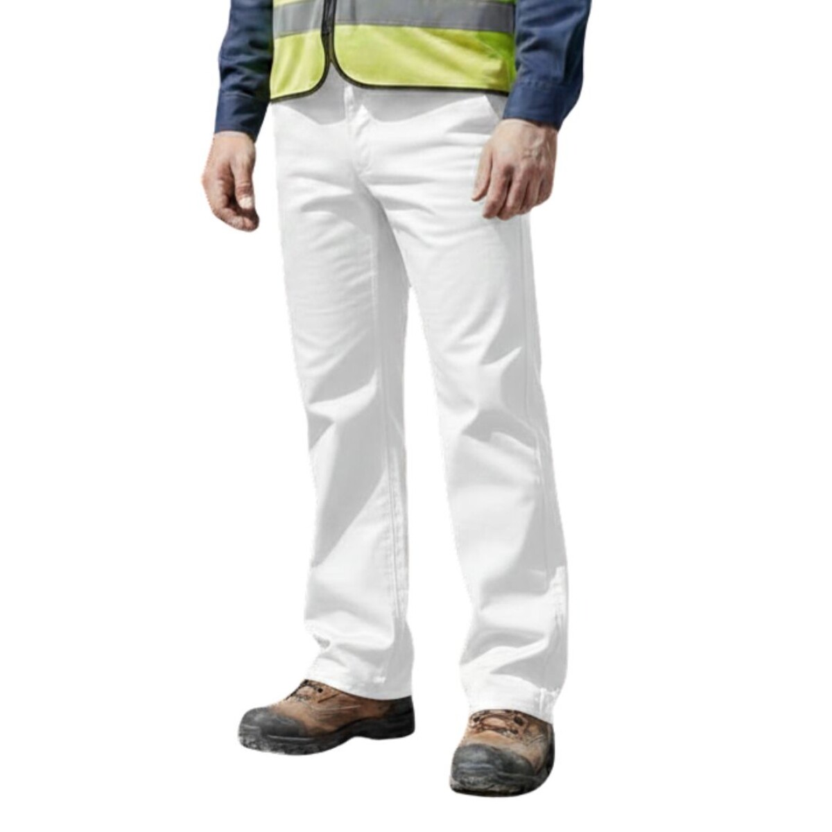 Pantalón gabardina de trabajo - Blanco 