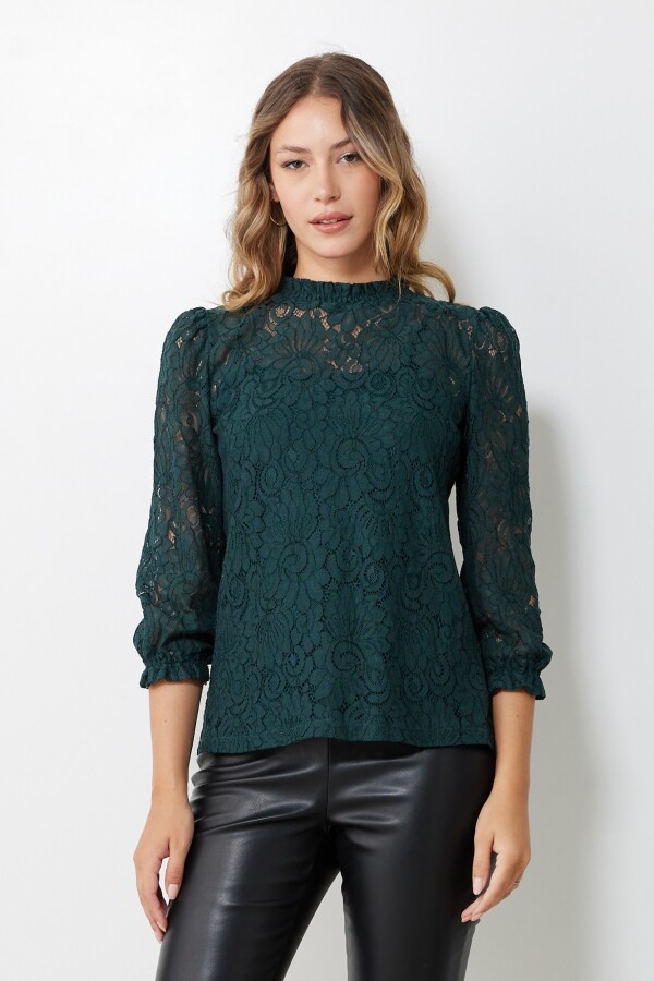 Blusa Encaje VERDE