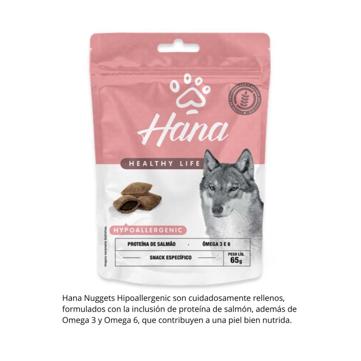 Hana Nuggets Perros Hypoallergenic 65gr 