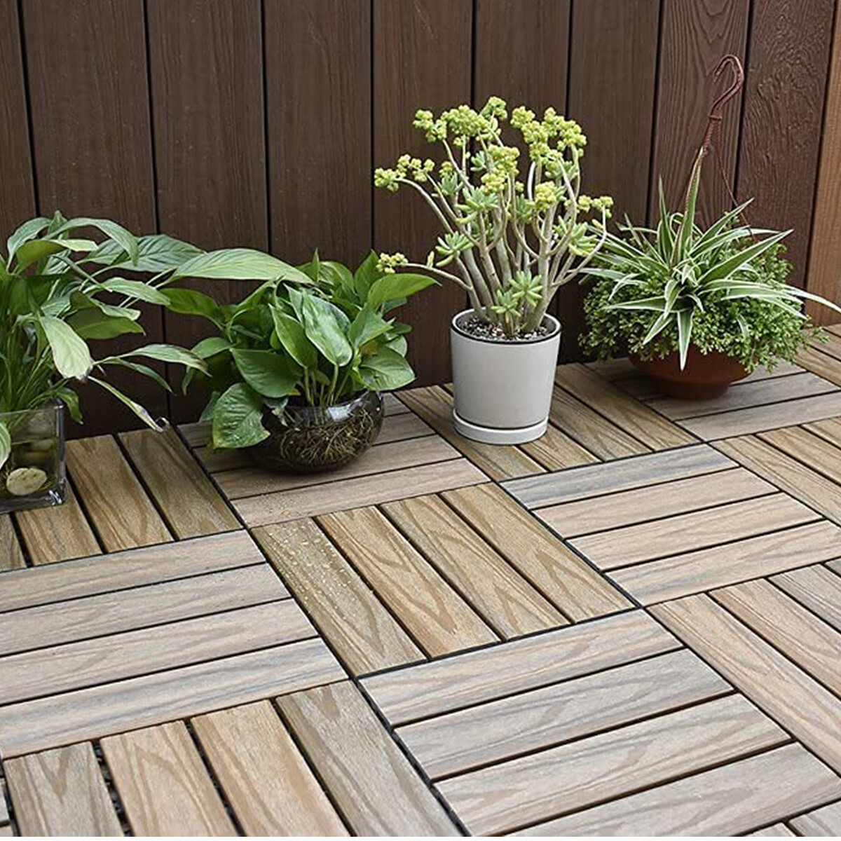 Deck Simil Madera Para Exterior en WPC Teak 