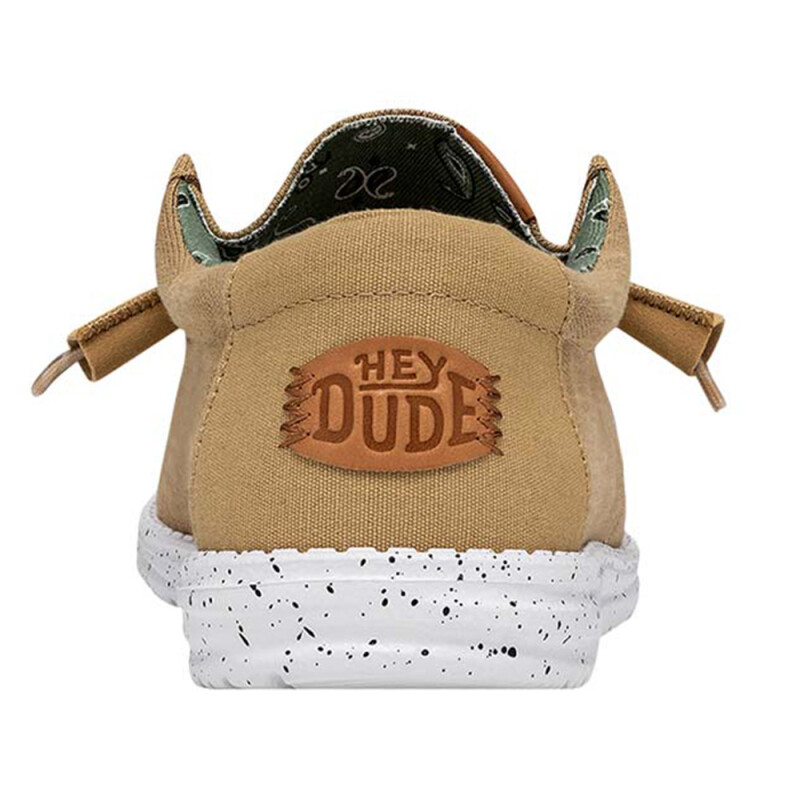 Wally Washed Canvas Hombre Walnut