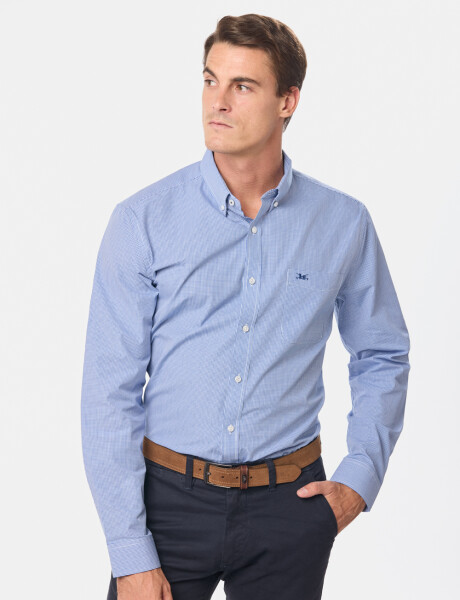 CAMISA CUADROS Azul