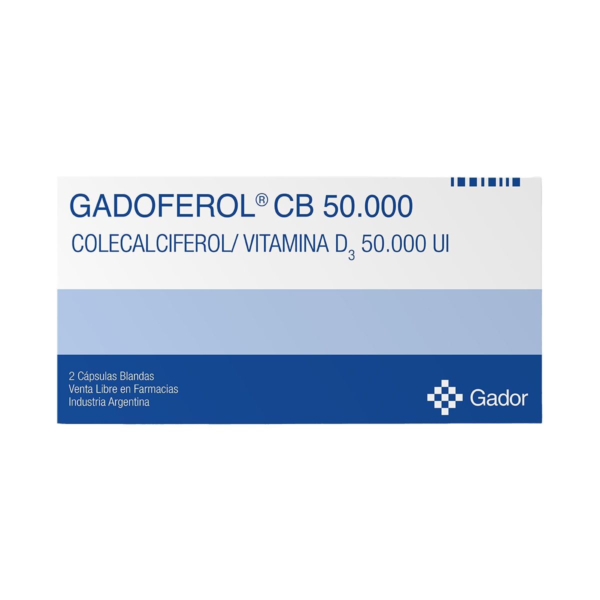 GADOFEROL CB D3 50.000UI CJ X 2 CAPS.BL. 