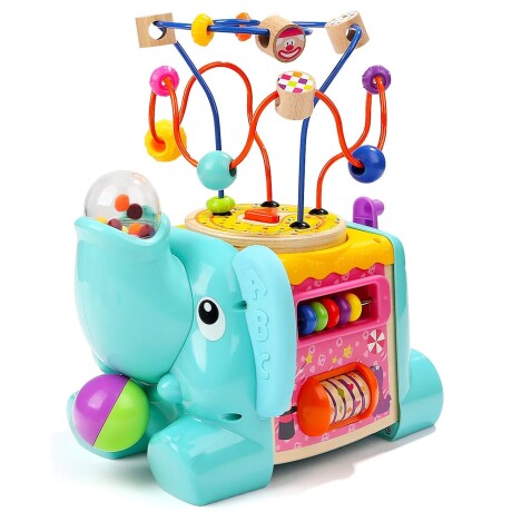 Centro de actividades Top Bright 5 en 1 con forma de Elefante Centro de actividades Top Bright 5 en 1 con forma de Elefante