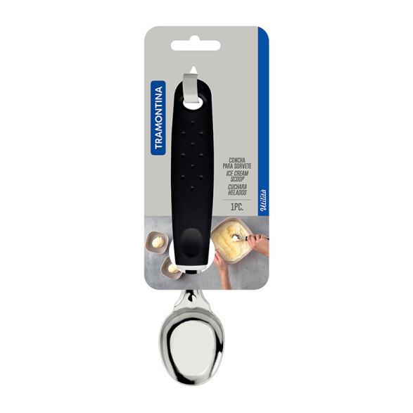 Cuchara para helados negro -TRAMONTINA TR7724