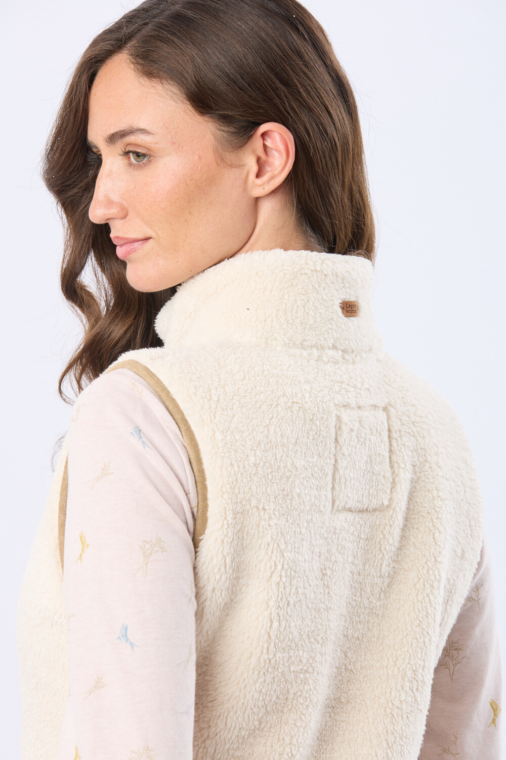 CHALECO SHERPA SUAVE Natural