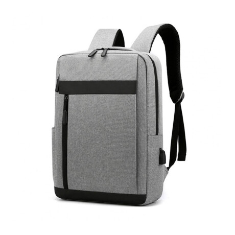 Mochila para Notebook Impermeable con USB GRIS